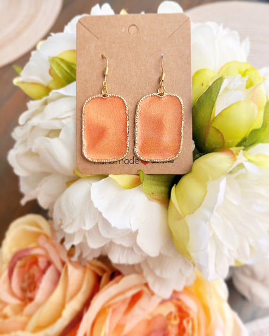 Peach Rectangles - Large